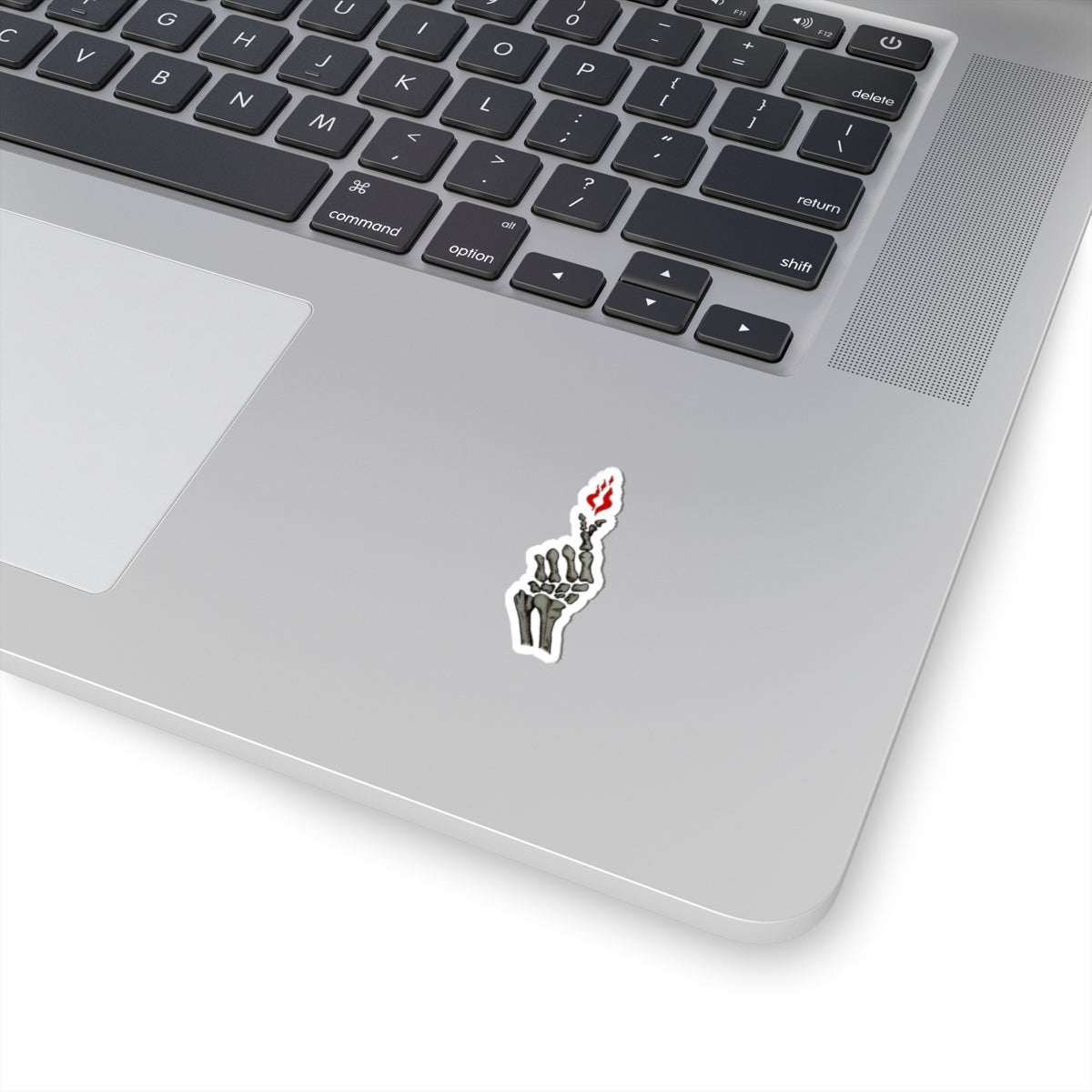 Skeleton Hand Love Sign Kiss-Cut Stickers