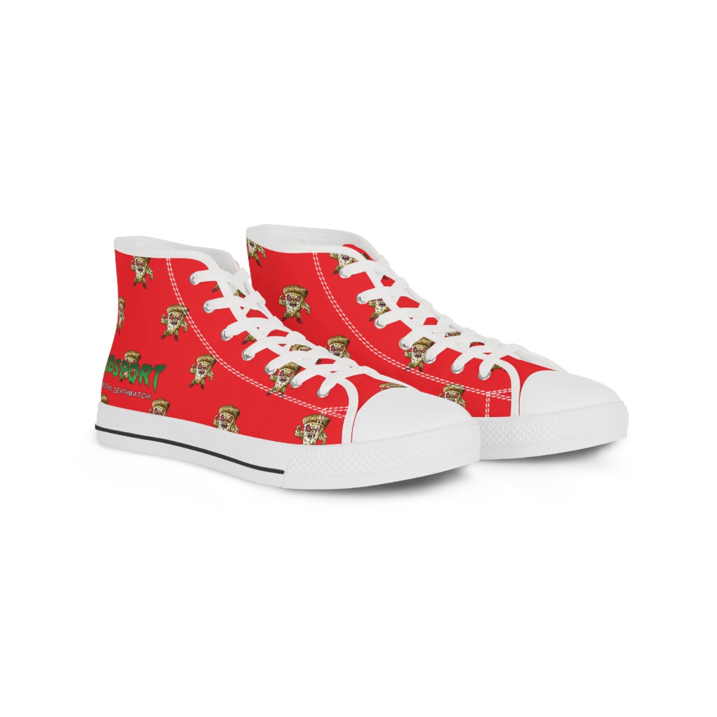 Deatharoni Red Men's High Top Sneakers
