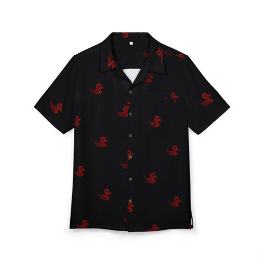 Skeleduck III Button-Down Shirt (Black)