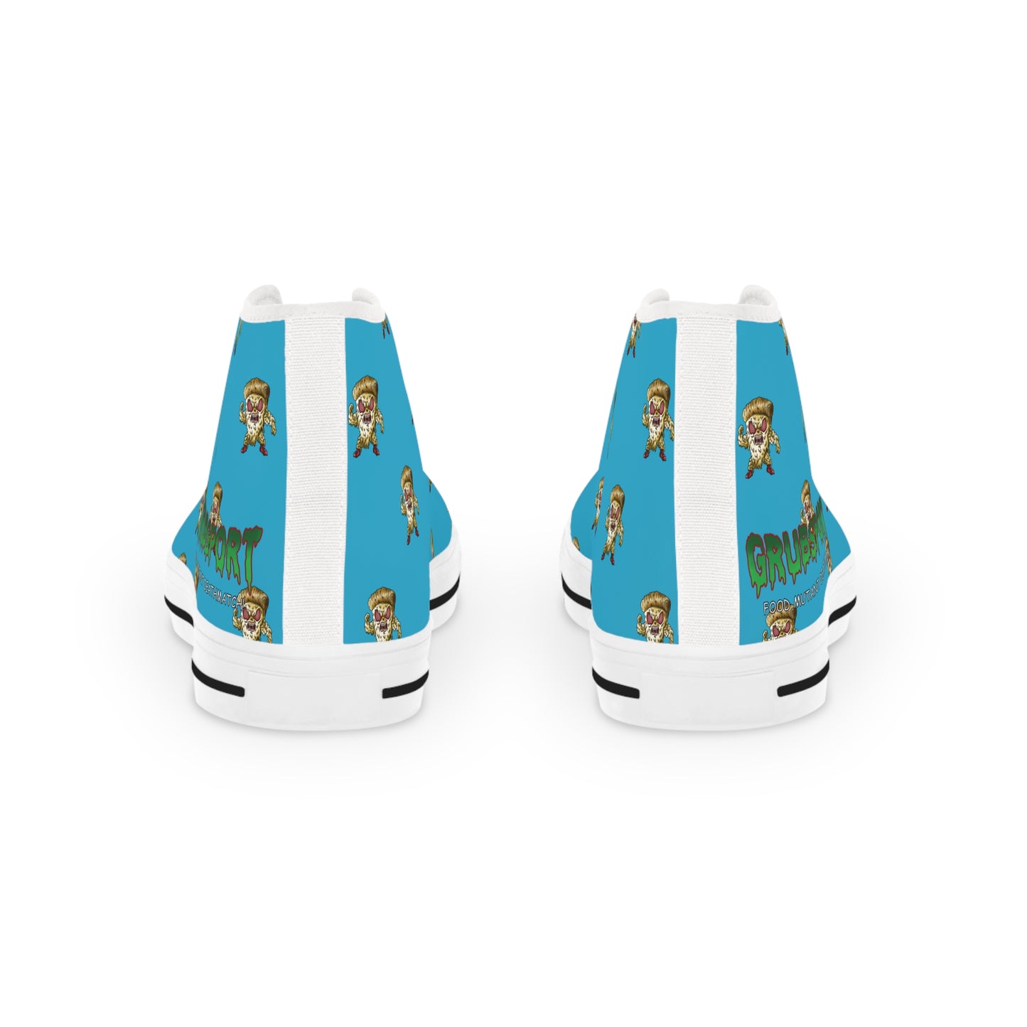 Deatharoni Blue Men's High Top Sneakers