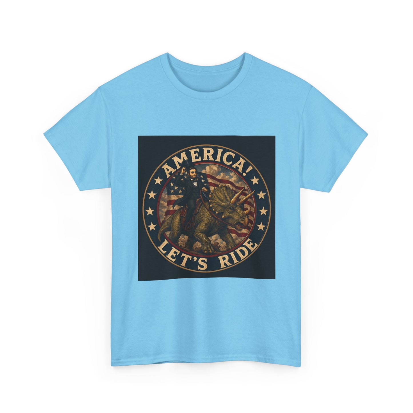 America Let's Ride Abe Tee