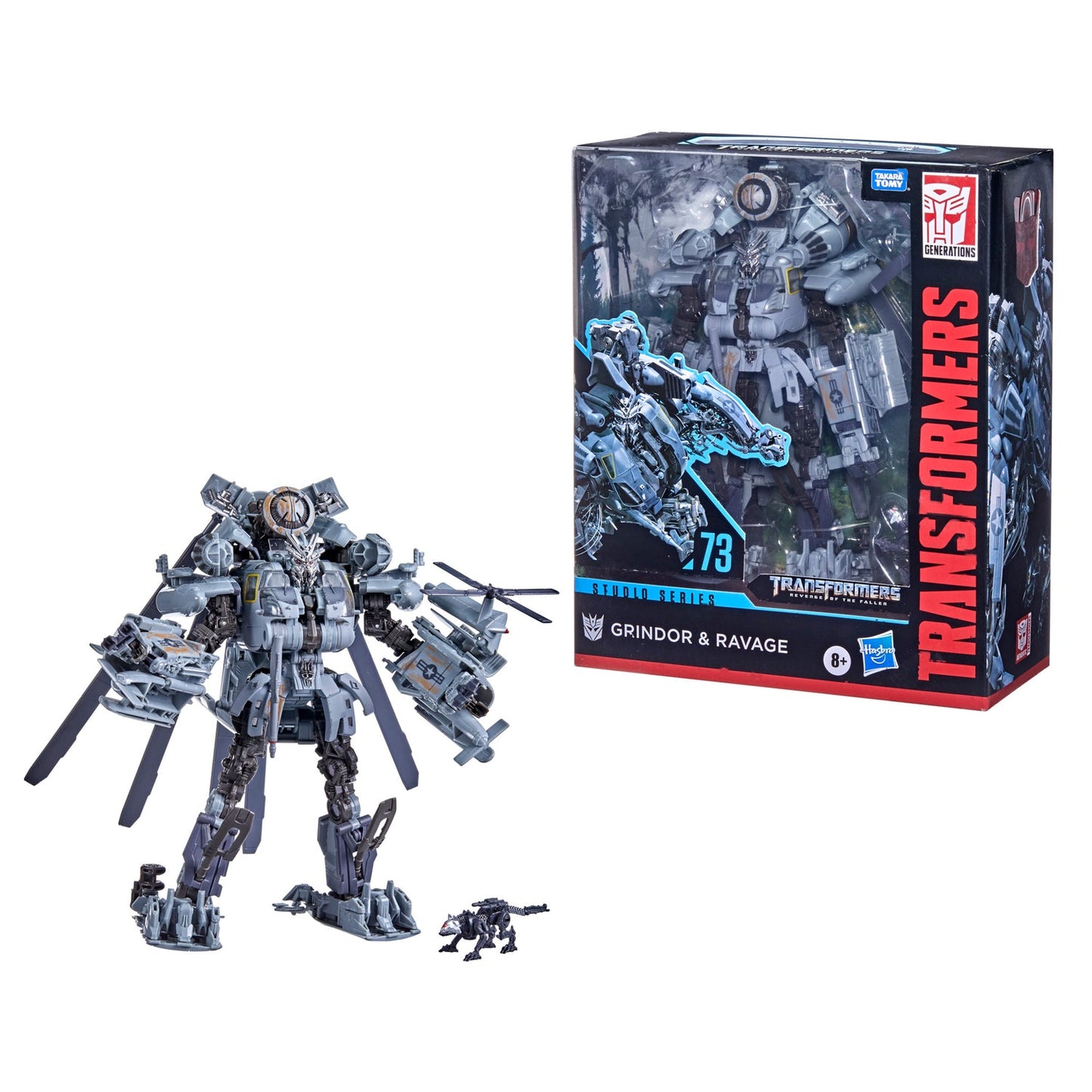Transformers Studio Series 73 Leader Class Grindor and Ravage