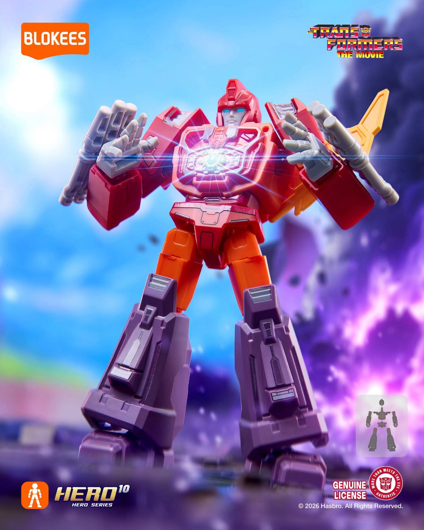 Blokees Transformers Galaxy Version 10 One Shall Stand Case