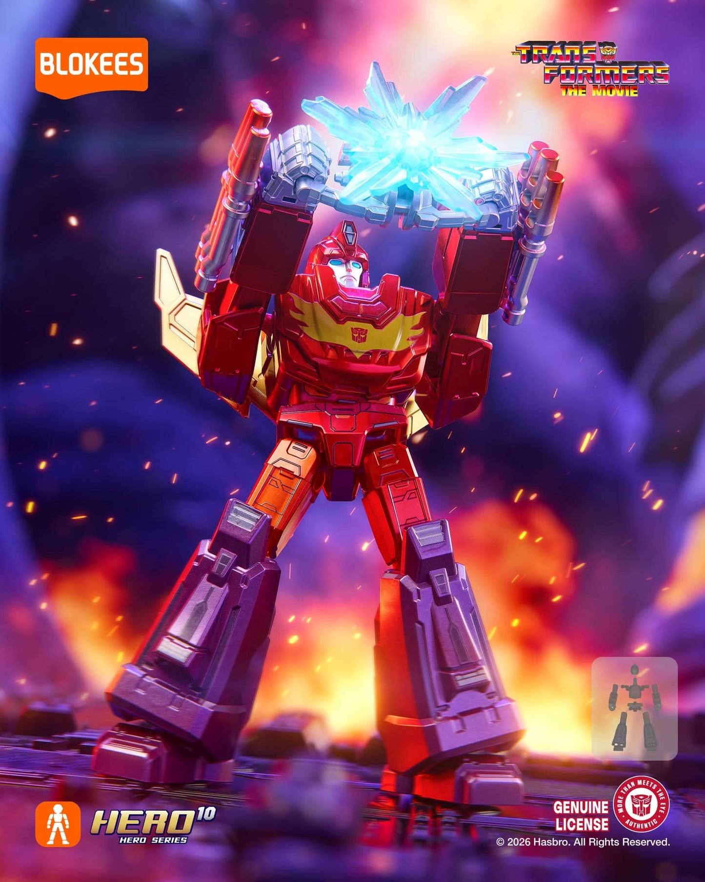 Blokees Transformers Galaxy Version 10 One Shall Stand Case