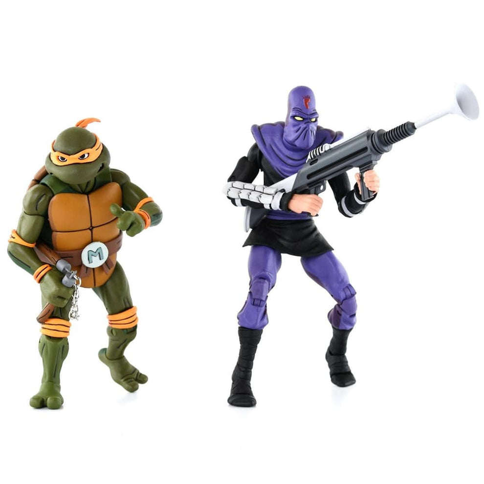 Teenage Mutant Ninja Turtles Michelangelo vs. Foot Soldier NECA action figure 2-pack