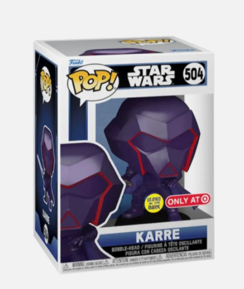 Clearance Funko POP! Star Wars #504 Karre Glow In Dark Target Exclusive
