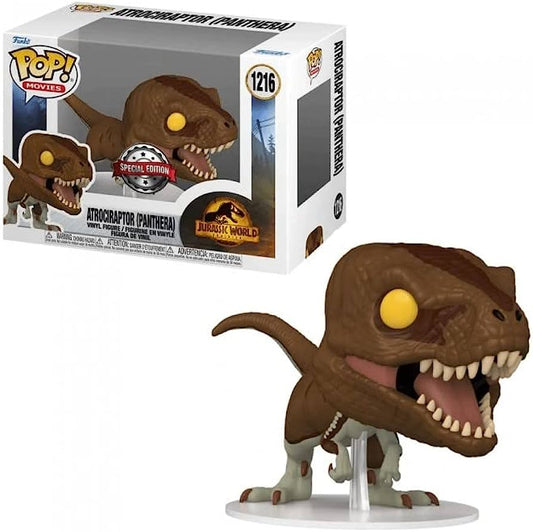 Clearance Funko POP! Movies #1216 Jurassic World Atrociraptor Panthera