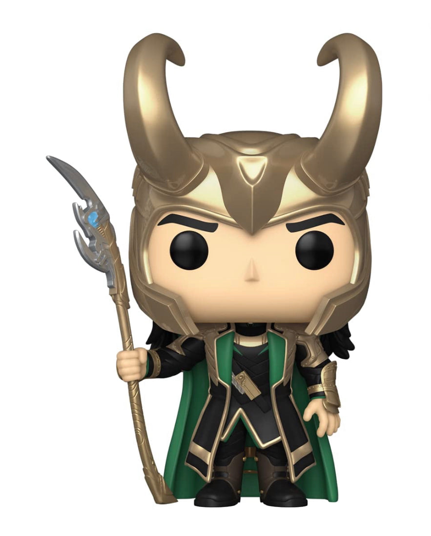Funko POP! #985 Marvel Avengers Loki with Scepter Glow in Dark Entertainment Earth Exclusive