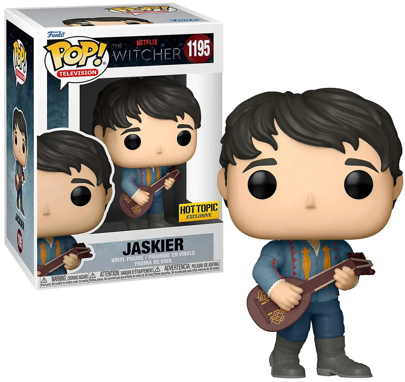Funko Pop! Television #1195 Witcher Jaskier Hot Topic Exclusive