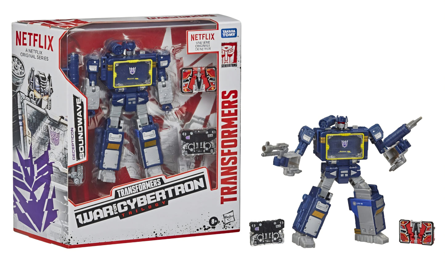 Transformers War for Cybertron Trilogy Netflix Edition Voyager Class Soundwave