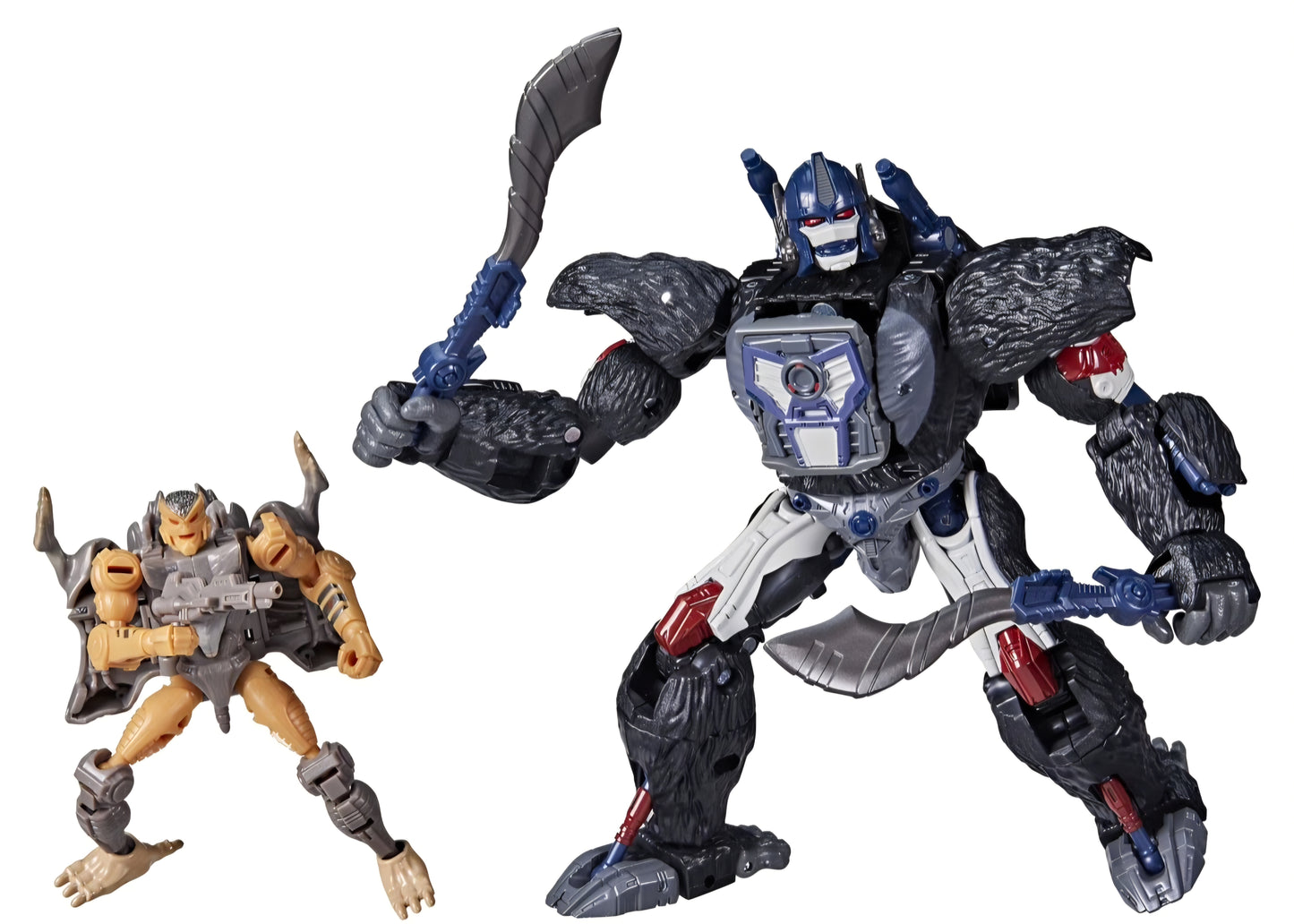 Transformers War for Cybertron Trilogy Maximal Optimus Primal & Rattrap action figure set