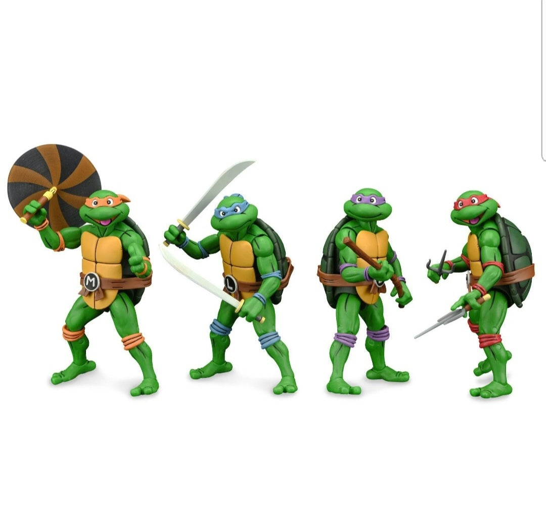 2022 TMNT NECA Teenage Mutant Ninja Turtles 4-pack Figure