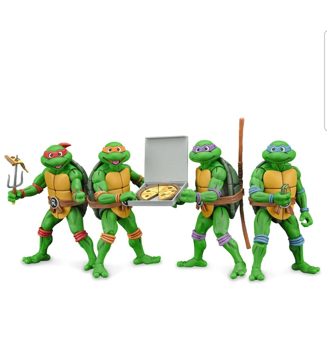 2022 TMNT NECA Teenage Mutant Ninja Turtles 4-pack Figure