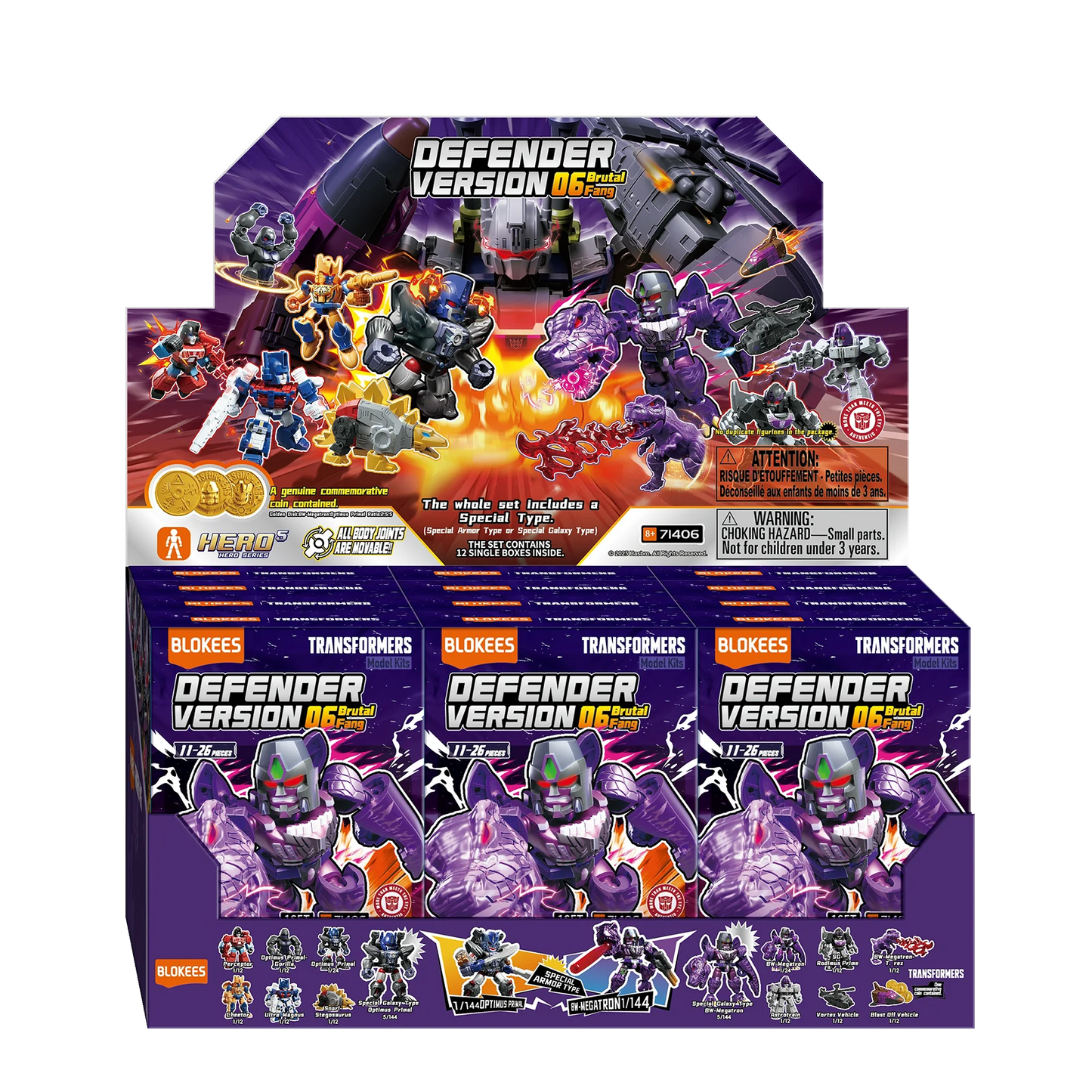 Blokees Transformers Defender 06: Brutal Fang