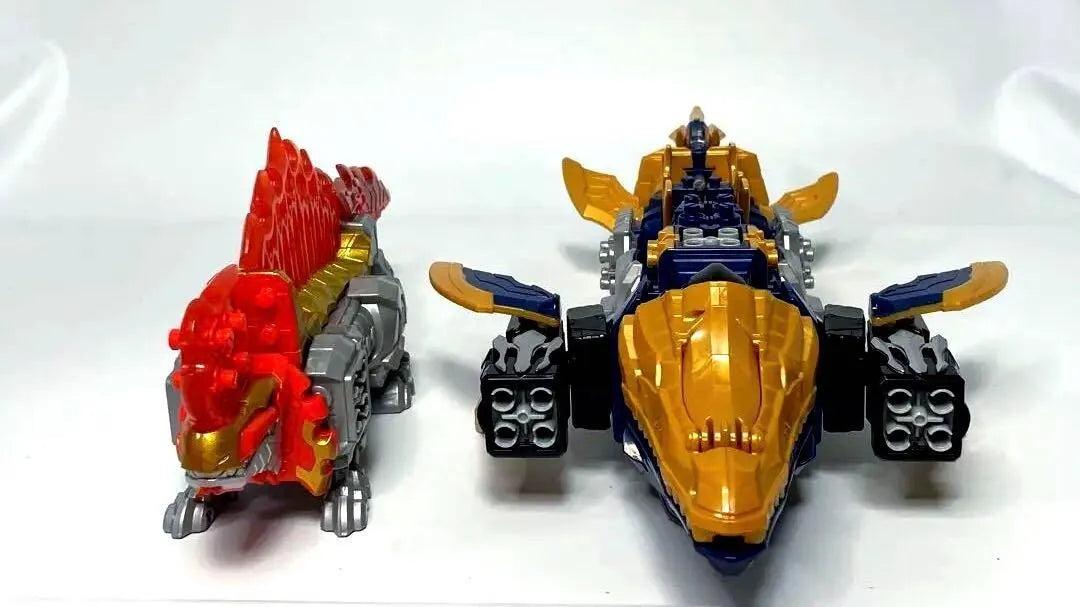 Bandai Kishiryu Sentai Ryusoulger Kishiryu Series 06 07 DX Spino Thunder Set