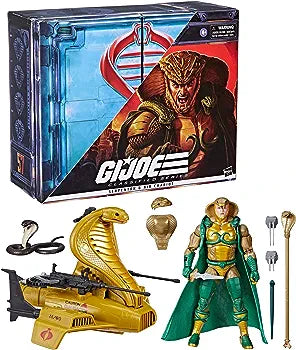 G.I. Joe Classified Series Serpentor & Air Chariot Figure and Vehicle