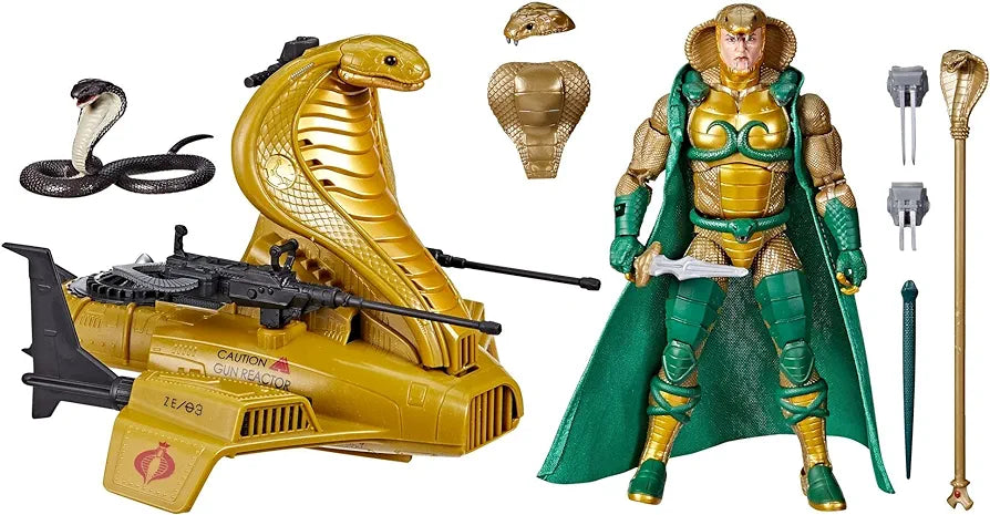 G.I. Joe Classified Series Serpentor & Air Chariot Figure and Vehicle