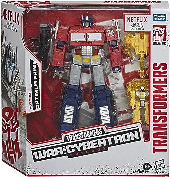 Transformers WFC Netflix Optimus Prime Battle 3-Pack