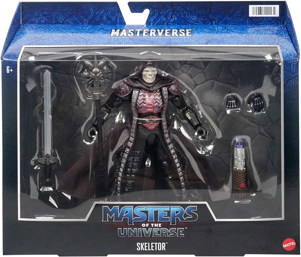 Masters of the Universe Masterverse Action Figure Skeletor Articulated Movie Collectible with Swappable Body Parts and Accessories