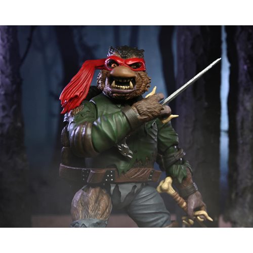 TMNT 7" Scale Figures - TMNT x Universal Monsters - Ultimate Raphael As The Wolfman