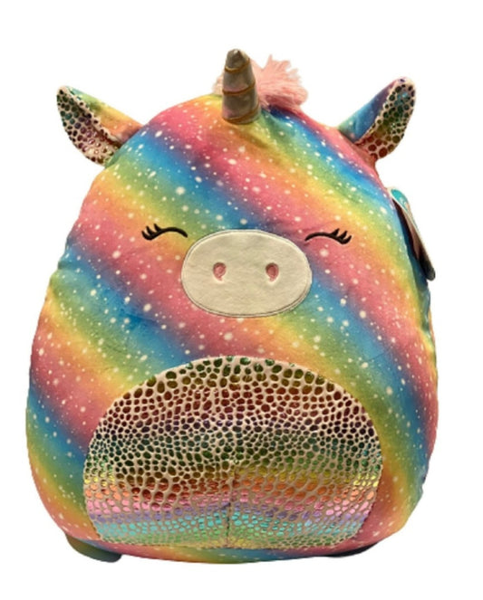 Squishmallow 20in Prim rainbow unicorn