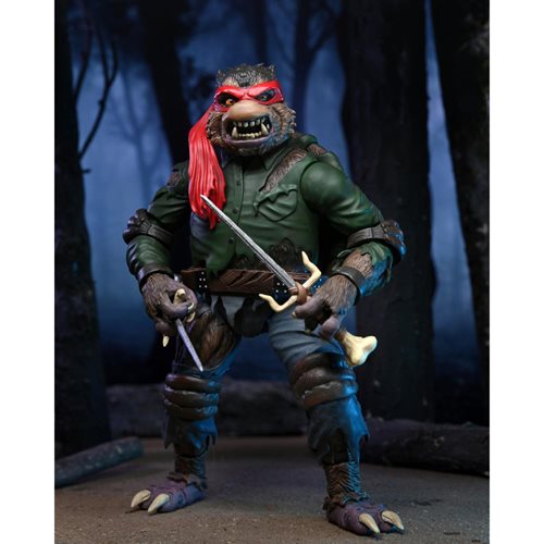 TMNT 7" Scale Figures - TMNT x Universal Monsters - Ultimate Raphael As The Wolfman
