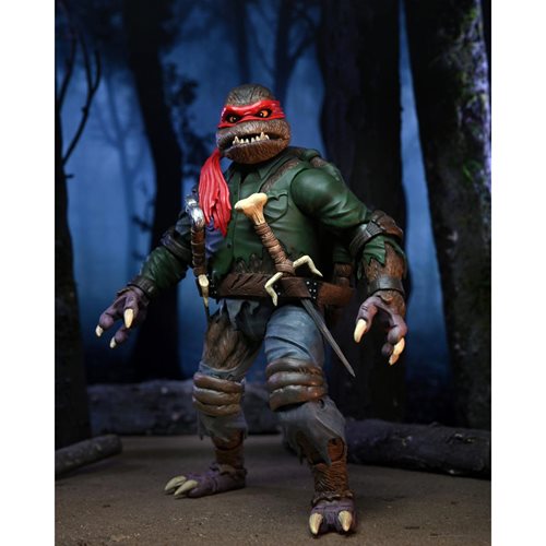 TMNT 7" Scale Figures - TMNT x Universal Monsters - Ultimate Raphael As The Wolfman