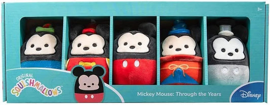 Squishmallows  5” Inch Disney Mickey Mouse Through The Years Plush