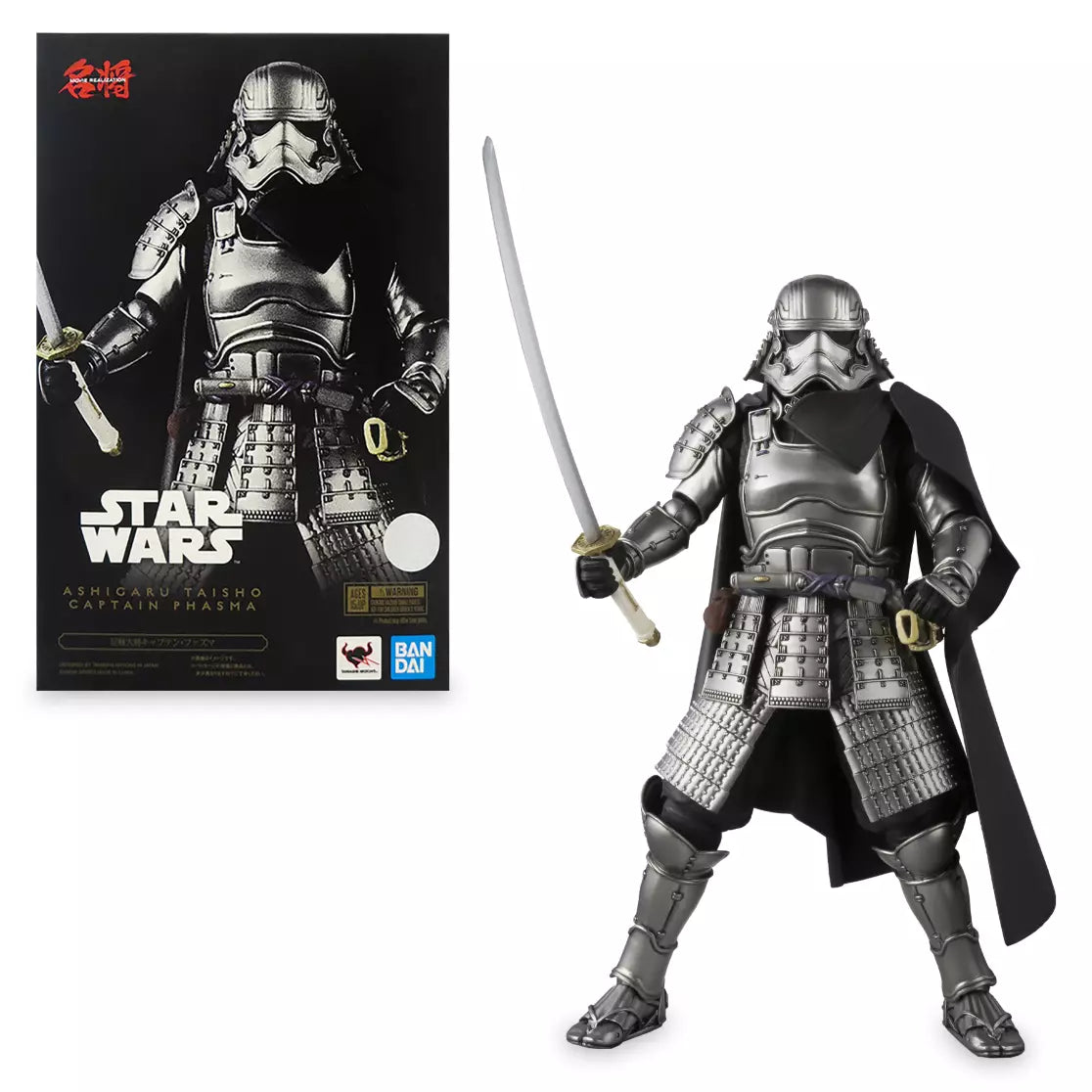 Captain Phasma Mib Star Wars Ashigaru Taisho 7” Movie Realization Bandai