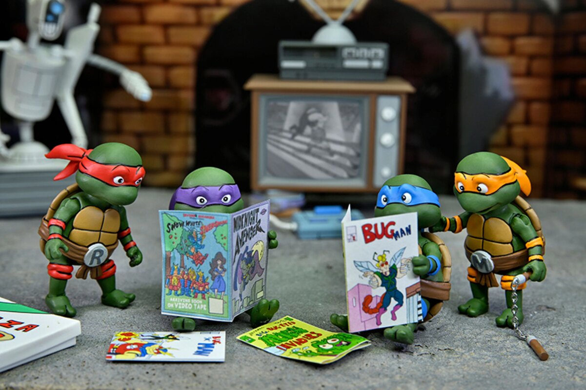 NECA TMNT Cartoon Accessory Set