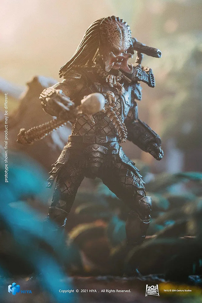 HIYA Predator Open Mouth Jungle Predator 1:18 Scale Action Figure