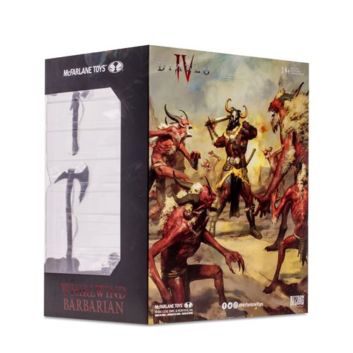 Mcfarlane Toys - Diablo IV - 7" Whirlwind Barbarian - Epic