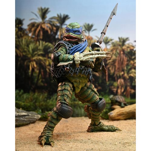NECA - TMNT X Universal Monsters - Ultimate Leonardo As The Creature