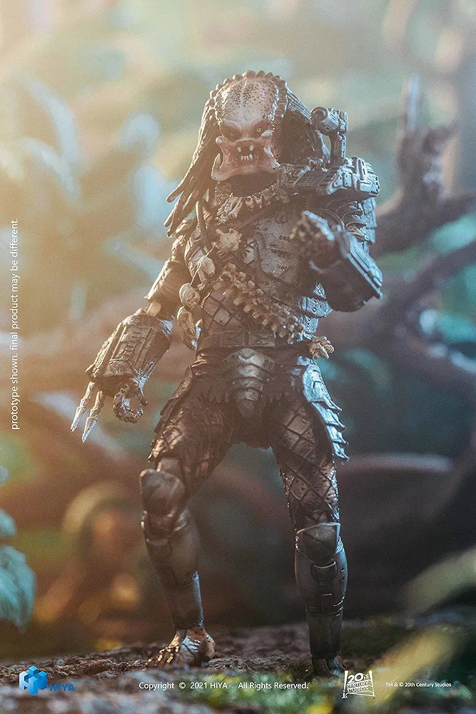 HIYA Predator Open Mouth Jungle Predator 1:18 Scale Action Figure