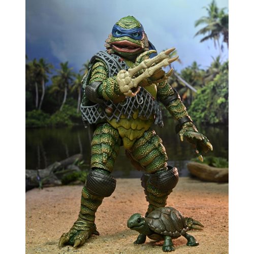 NECA - TMNT X Universal Monsters - Ultimate Leonardo As The Creature