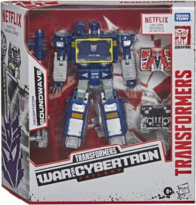 Transformers War for Cybertron Trilogy Netflix Edition Voyager Class Soundwave