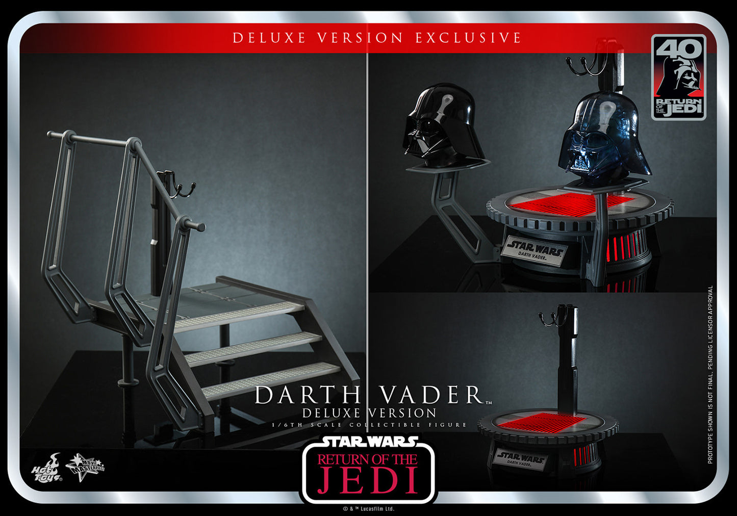 DARTH VADER (DELUXE VERSION) (RETURN OF THE JEDI 40TH ANNIVERSARY COLLECTION)